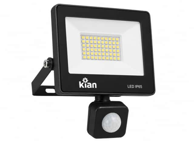 Proyector LED C/Sensor Mov. Luz Fria 30W.