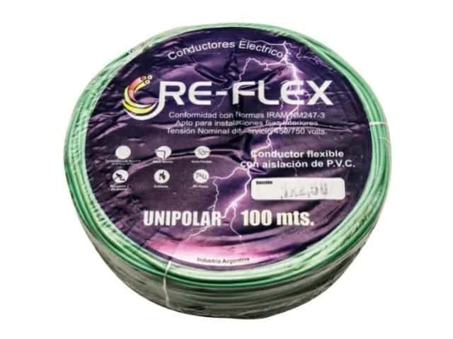 Cable Unipolar Verde 1 X 1,00 X 100 MTS.