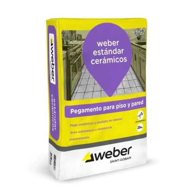 Pegamento P/Ceramicos Estandar X 25 KG.