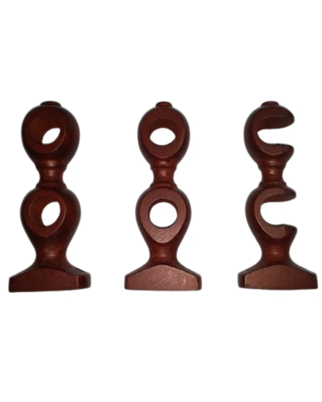 Soporte Doble Comun 22 MM. Cerrado De Madera — foto 1 de 1