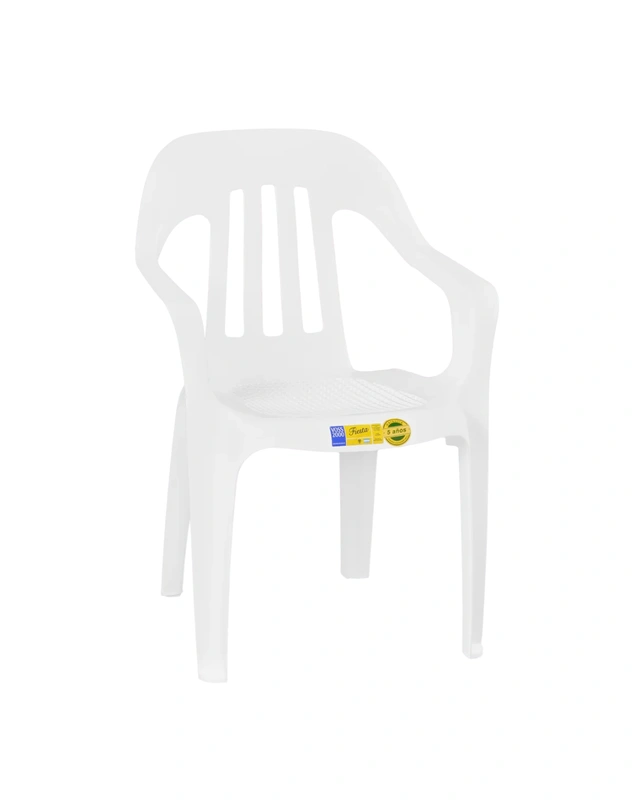 Silla "Fiesta" Rejillada Blanca — foto 1 de 1