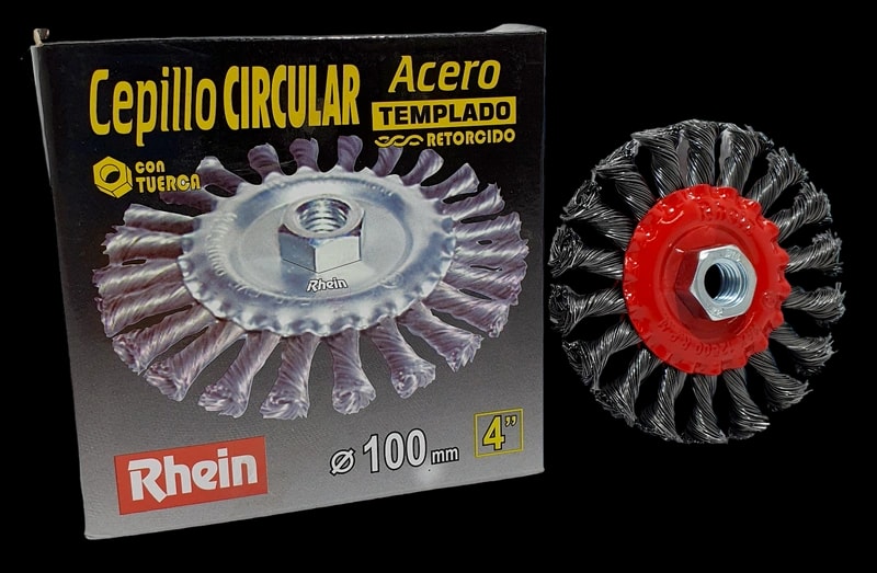 Cepillo Plano Acero Ret. C/Tuerca 115 MM. — foto 1 de 1