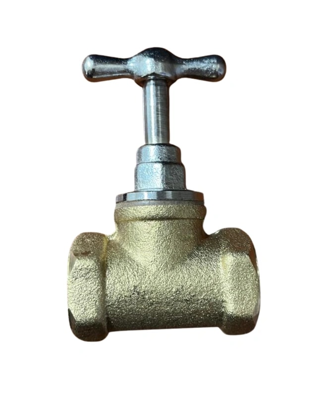 Llave Paso Hierro 3/4 Cromo — foto 1 de 1