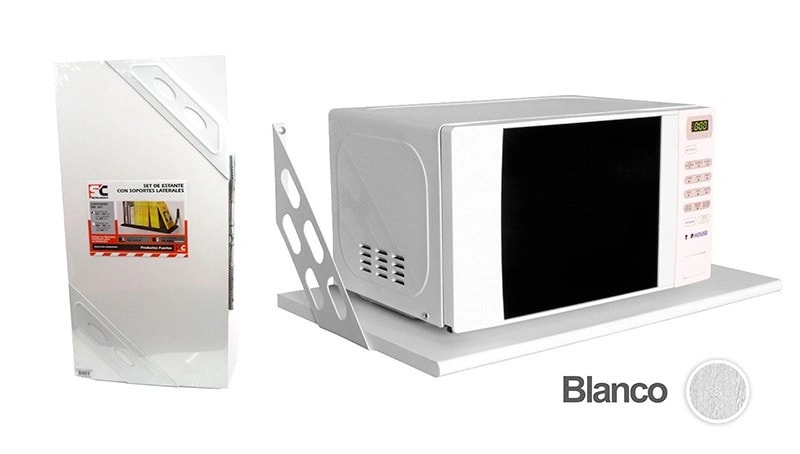 Set Para Microondas Blanco 40 X 60 X 1 Un. — foto 1 de 1