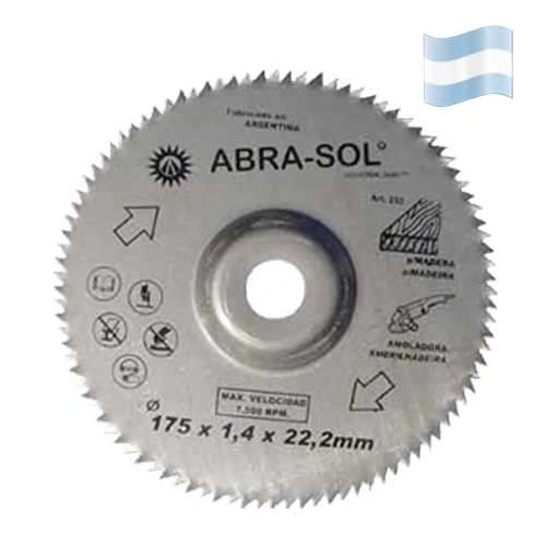 (253) Sierra Circular C/Dep. P/Amoladora 178 MM. — foto 1 de 1
