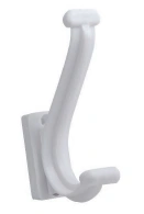 Percha Doble Blanco Plastico — foto 1 de 1