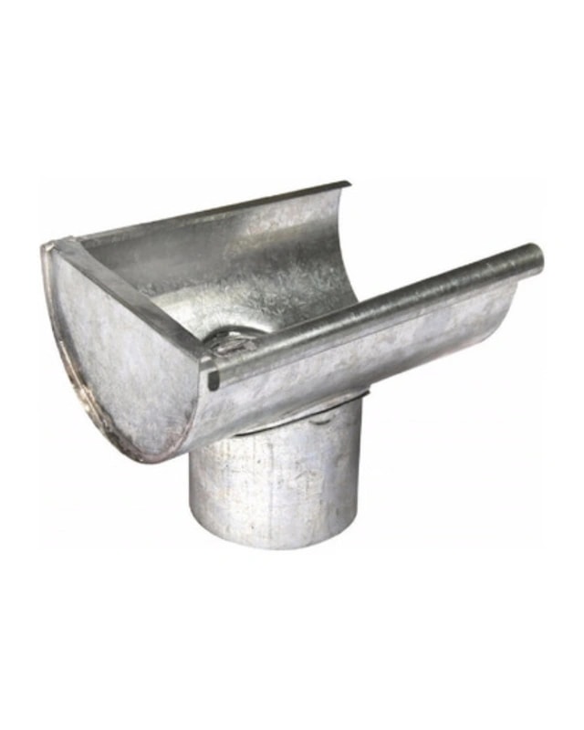 Boquetas Media Caña Izquierda De 18 CM. Zinc — foto 1 de 1