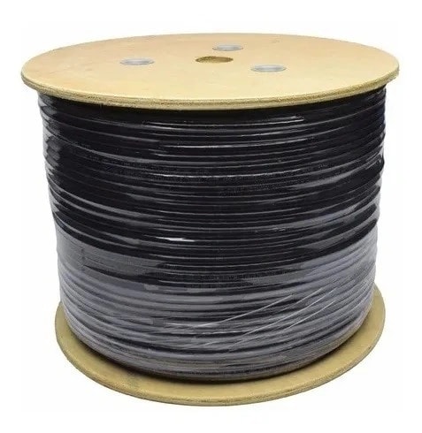 Cable TV 13 H. 13 X 0,18 Negro Estañado X 100 MTS. — foto 1 de 1
