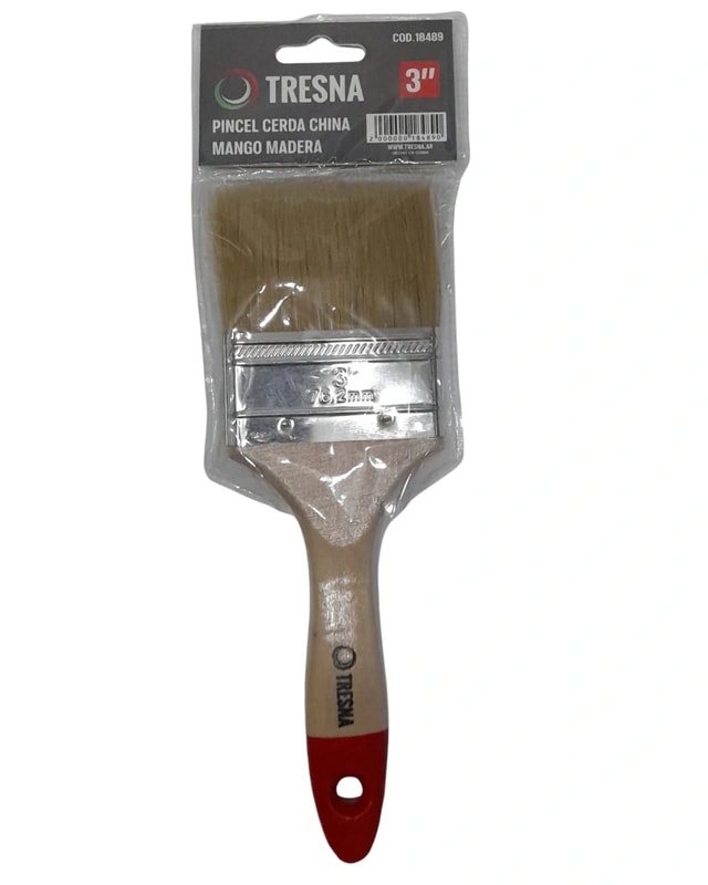 Pincel Cerda China Mango Madera De 3 " — foto 1 de 1