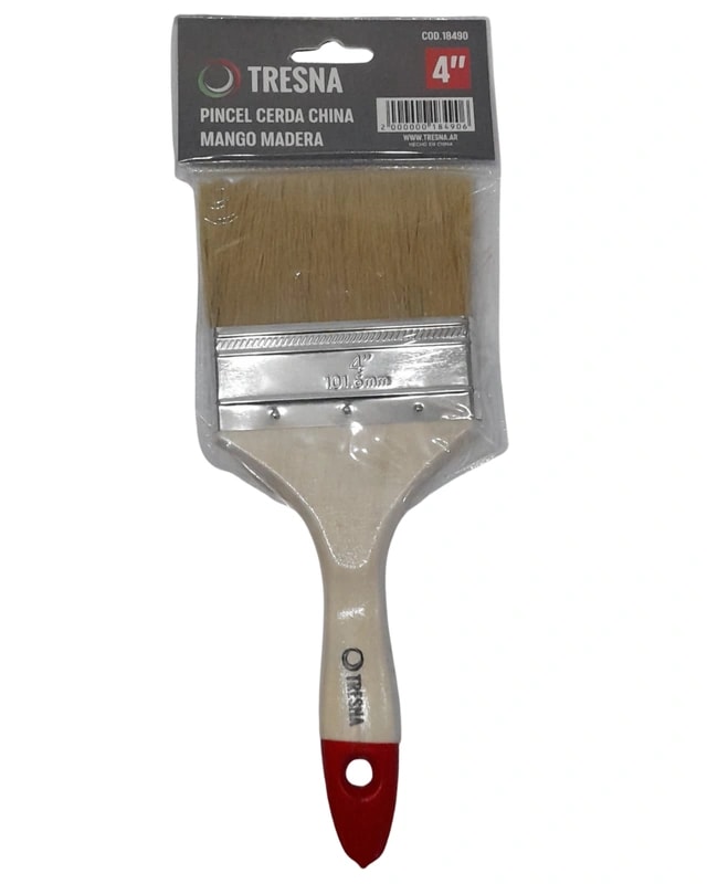 Pincel Cerda China Mango Madera De 4 " — foto 1 de 1