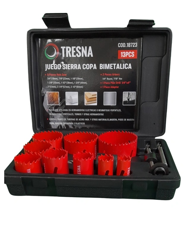 Jgo. Sierras Copas Bimetalicas 13 Pzas. Tresna — foto 1 de 1
