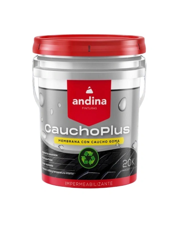 Membrana Caucho Plus Blanca X 20 KG.Andina" — foto 1 de 1