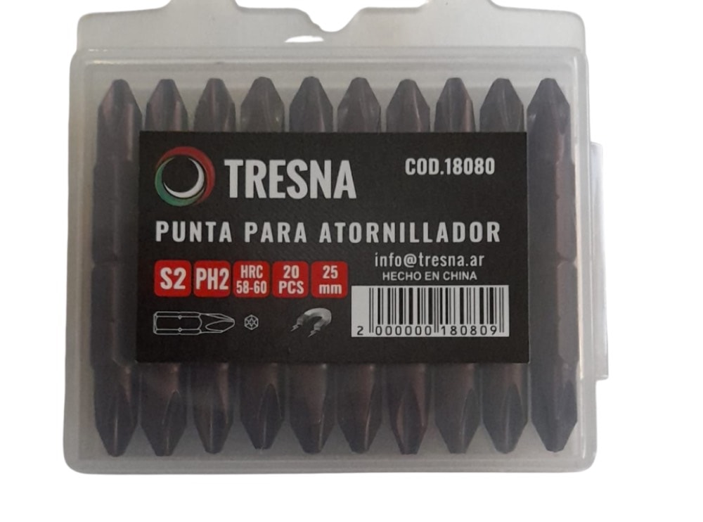 Punta P/Atornillar PH2 De 50MM X 10 Un.Tresna — foto 1 de 7