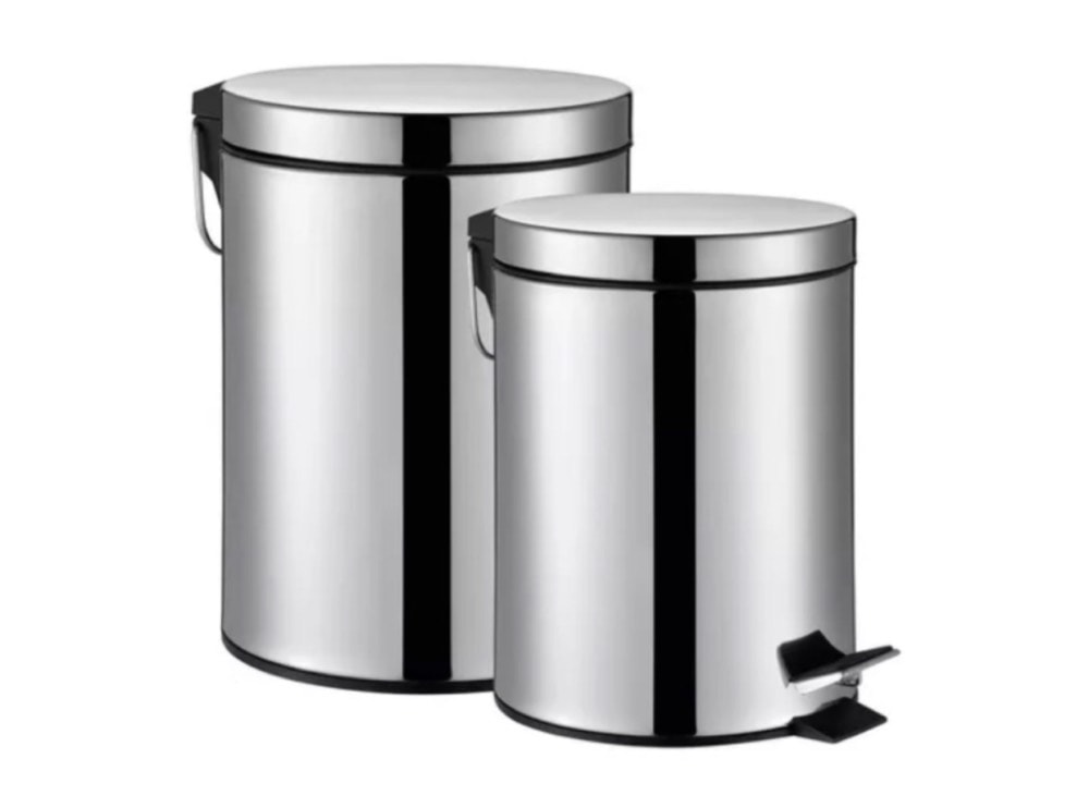 Cesto De Residuos Acero Inox. 5 Lts. — foto 1 de 8