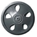 Rueda Para Changuito De PVC. — foto 1 de 1