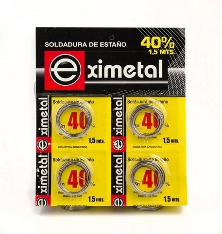 Display De Estaño Al 40 % X 10 Un. — foto 1 de 1
