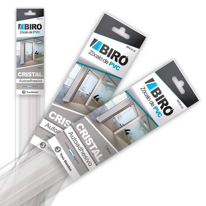 Zocalo PVC C/Cepillo Transparente X 1 MTS. — foto 1 de 1