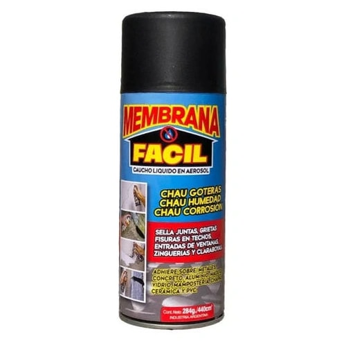 Membrana Facil En Aerosol X 284 GRS. Negro — foto 1 de 1