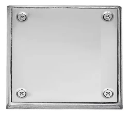Tapa Piso 10 X 10 Economica Acero Inox. — foto 1 de 1