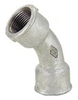Curva H.H. A 45° 4" Galvanizado — foto 1 de 1