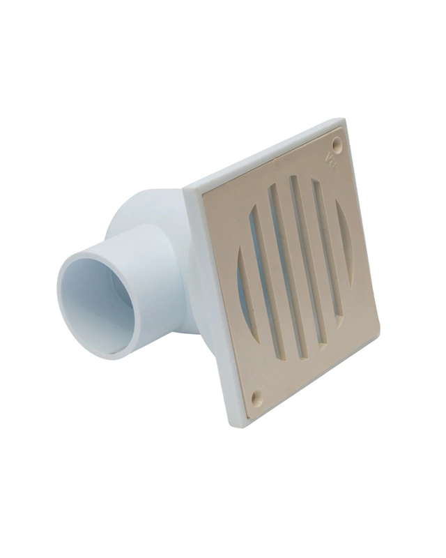 Embudo Balcon Reja Acero 8X8X40 Codo PVC — foto 1 de 1