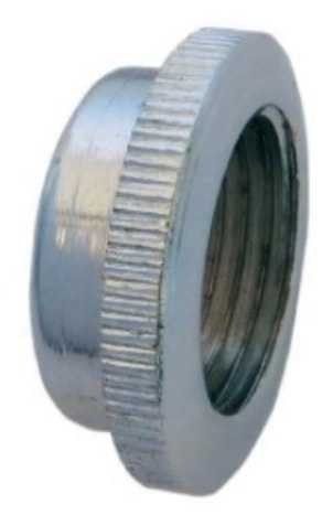 Tuerca Para Boton De Bronce Cromada Larga — foto 1 de 1