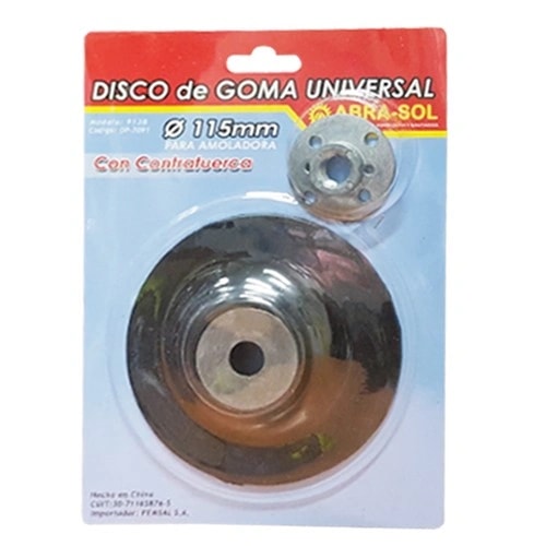 (135) Disco De Goma Solo 115 MM. — foto 1 de 1