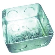 Caja Chapa 20 Mignon 5 X 5 Zincada Con Borne — foto 1 de 1