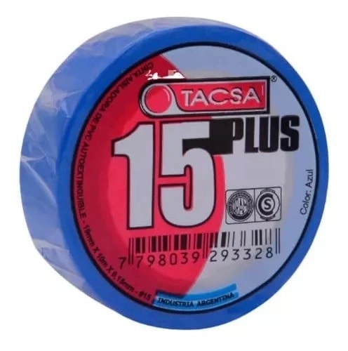 Cinta Ais. Plus 15- 19 MM. X 20 MTS. Azul — foto 1 de 1