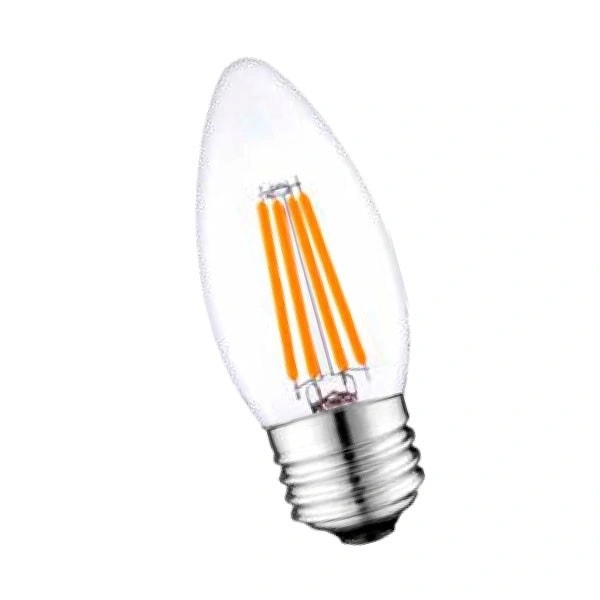 Lamp. Vela LED Fil. 4 W. E27 Bco Calido — foto 1 de 1