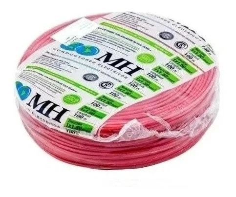 Cable Unipolar 1 X 1 Rojo X 100 MTS. — foto 1 de 1