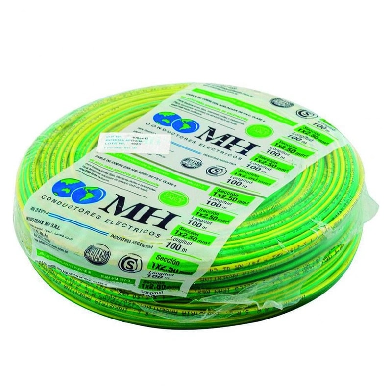 Cable Unipolar 1 X 4 V.Amarillo X 100 MTS. — foto 1 de 1
