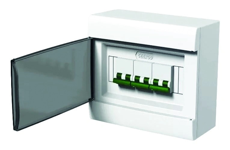 Caja Ext. Tm 4 Bocas S/Tapa Blanca — foto 1 de 1