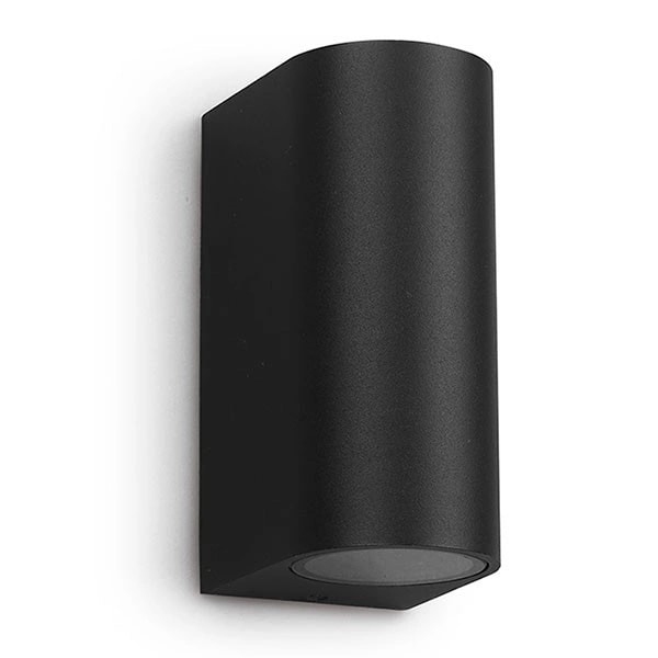 Lum. Fija Cilind. GU10 2 Dicro Negro — foto 1 de 1