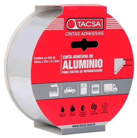 Cinta Aluminio 48 MM. X 25 MTS. 0,13 MM. — foto 1 de 1