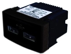 Modulo Cargador USB Doble Grafito — foto 1 de 1
