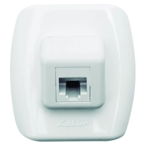 Toma Compu. RJ45-Cat 6 Bco. Superficie — foto 1 de 1