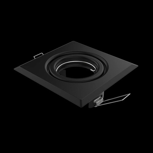 Spot Cuadrado C/Mov LED 50 W. Negro GU10 — foto 1 de 1