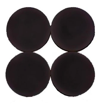 Tope Goma Redondo 5 CM. X 4 Un. Negro — foto 1 de 1