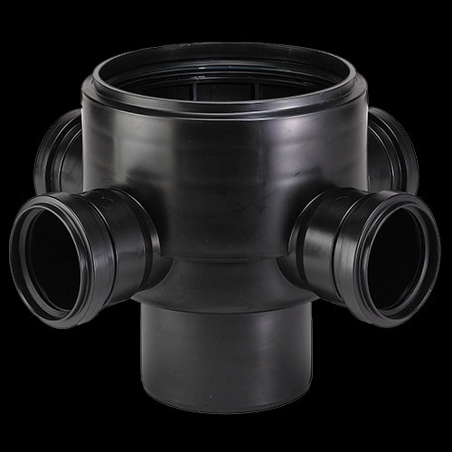 Boca Acc. Vert. C/Sal. 110 MM. 4 Ent. 63 MM. — foto 1 de 1