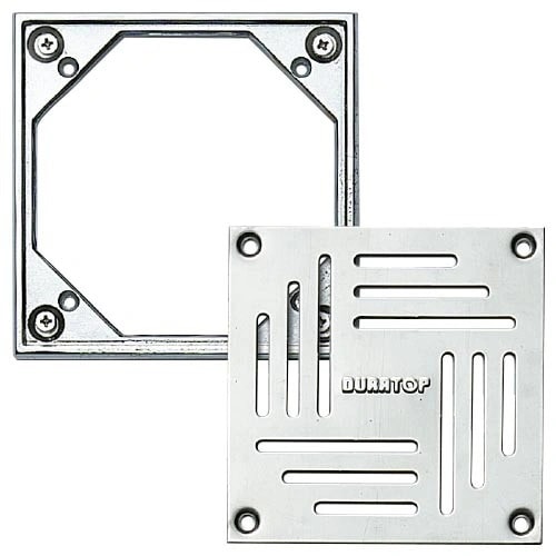 Tapa Acero Marco De Bronce 15 X 15 — foto 1 de 1