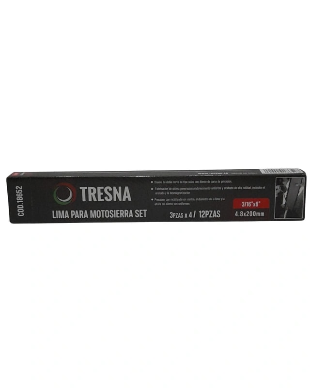 Lima Para Motosierra Set X 3 Pzas. 3/16 X 8" — foto 1 de 1