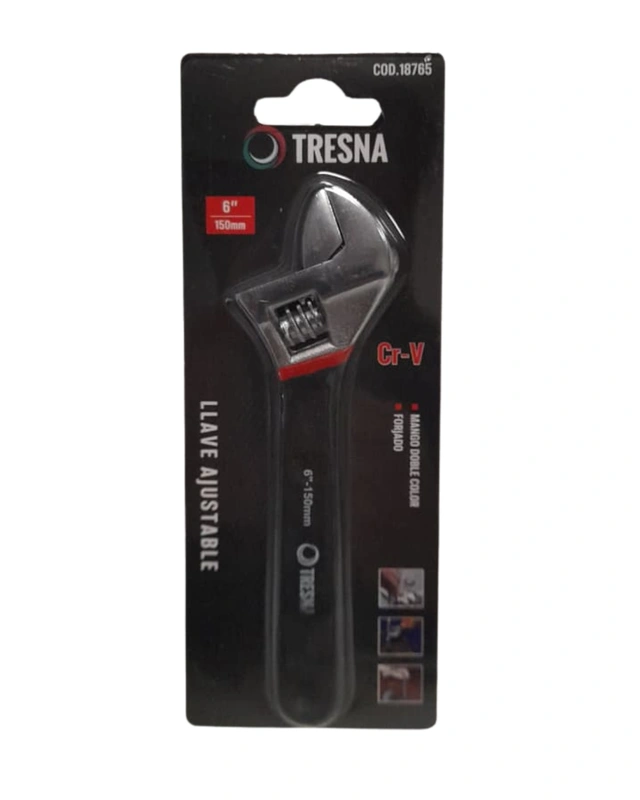 Llave Ajustable Cr-V Mango Soft 6" — foto 1 de 1
