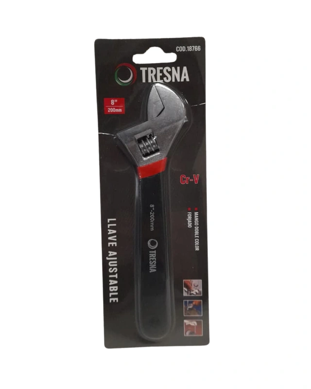 Llave Ajustable Cr-V Mango Soft 8" — foto 1 de 1