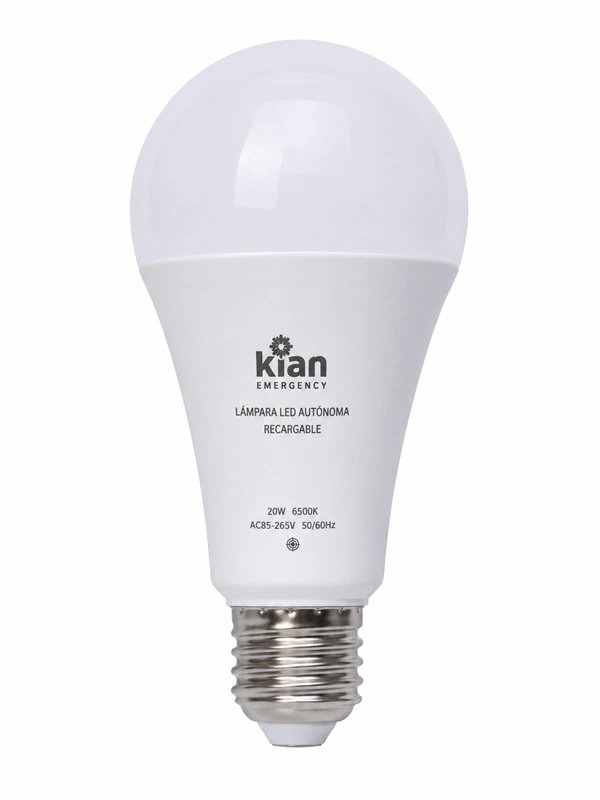 Lampara LED Autonoma 20 Watts Lus Fria — foto 1 de 1