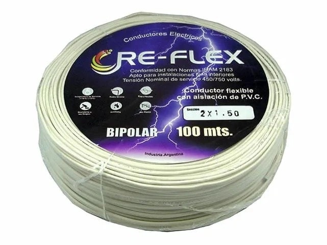 Cable Unipolar Blanco 1 X 6,00 X 100 MTS. — foto 1 de 1